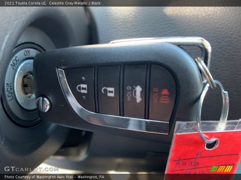 Celestite Gray Metallic / Black 2021 Toyota Corolla LE