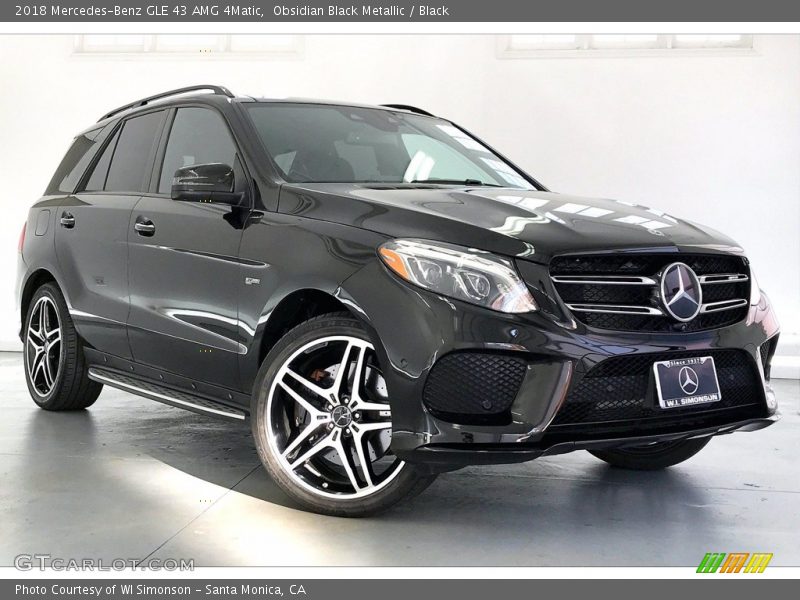 Obsidian Black Metallic / Black 2018 Mercedes-Benz GLE 43 AMG 4Matic