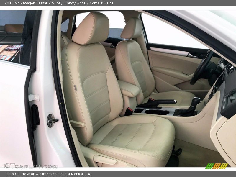 Candy White / Cornsilk Beige 2013 Volkswagen Passat 2.5L SE