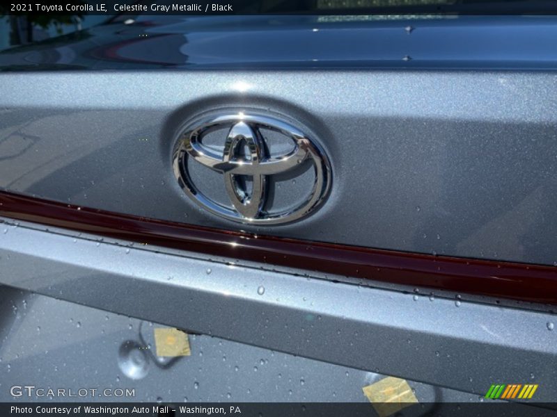 Celestite Gray Metallic / Black 2021 Toyota Corolla LE