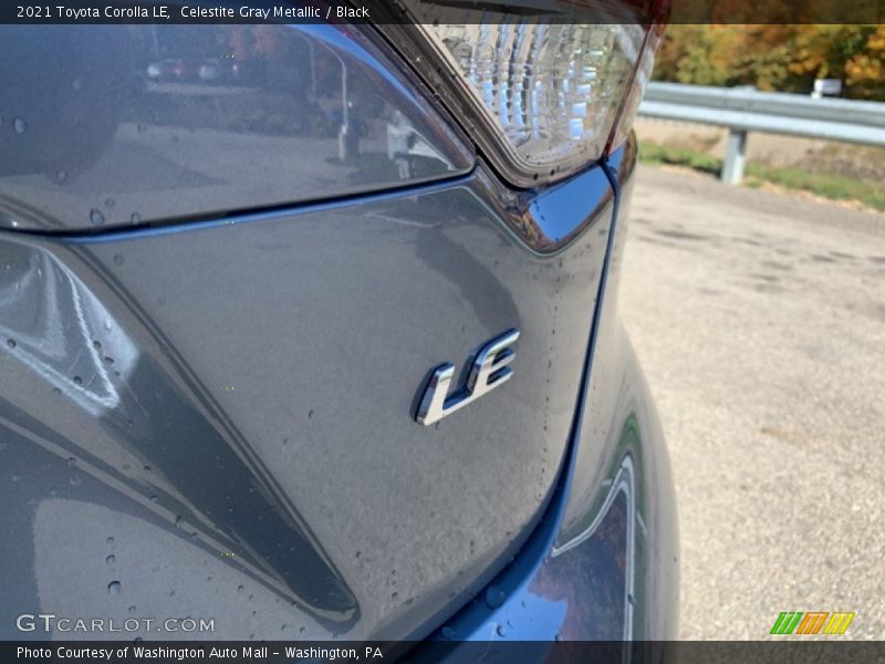 Celestite Gray Metallic / Black 2021 Toyota Corolla LE