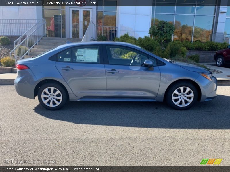 Celestite Gray Metallic / Black 2021 Toyota Corolla LE