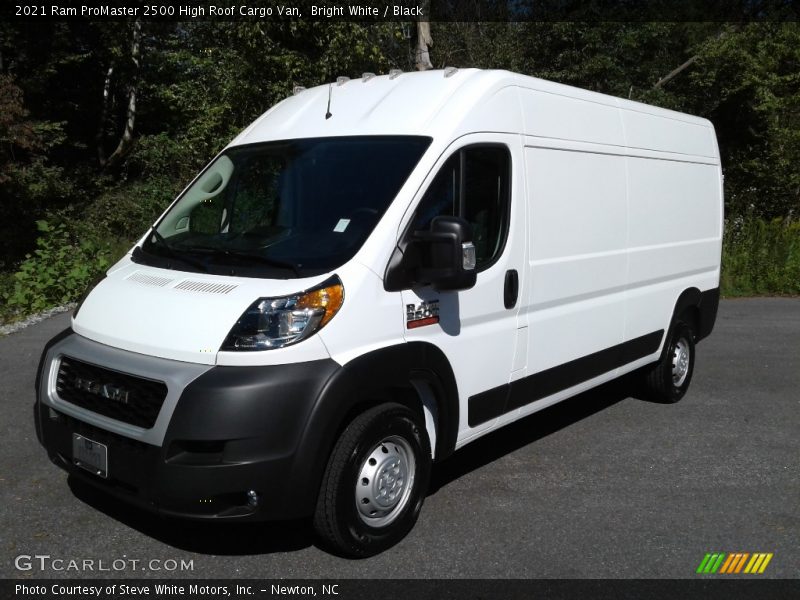 Front 3/4 View of 2021 ProMaster 2500 High Roof Cargo Van