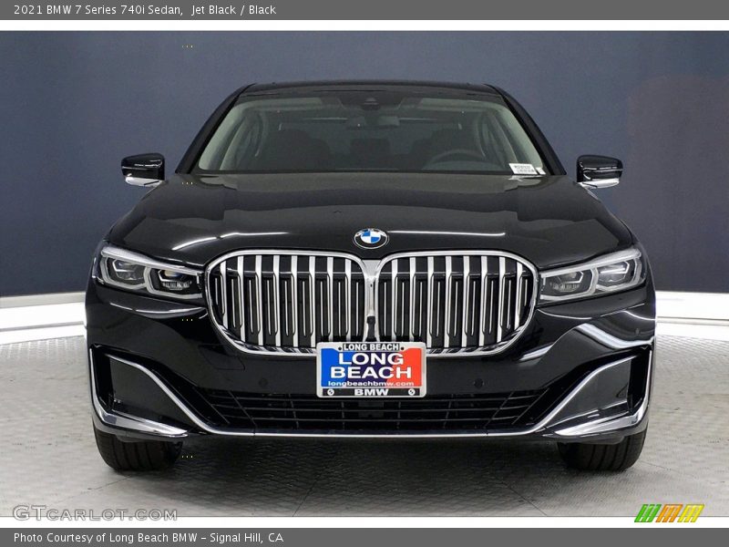 Jet Black / Black 2021 BMW 7 Series 740i Sedan