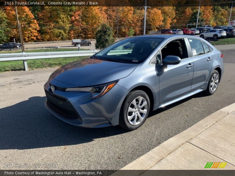 Celestite Gray Metallic / Black 2021 Toyota Corolla LE