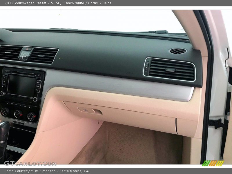 Candy White / Cornsilk Beige 2013 Volkswagen Passat 2.5L SE