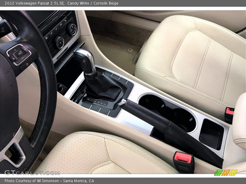 Candy White / Cornsilk Beige 2013 Volkswagen Passat 2.5L SE