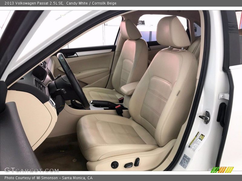 Candy White / Cornsilk Beige 2013 Volkswagen Passat 2.5L SE