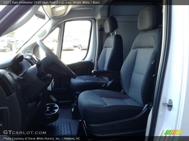 Front Seat of 2021 ProMaster 2500 High Roof Cargo Van