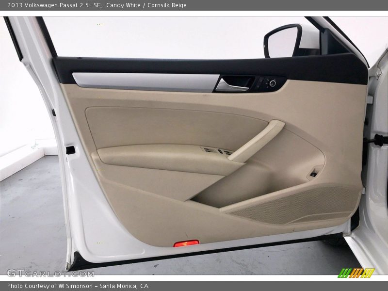 Candy White / Cornsilk Beige 2013 Volkswagen Passat 2.5L SE