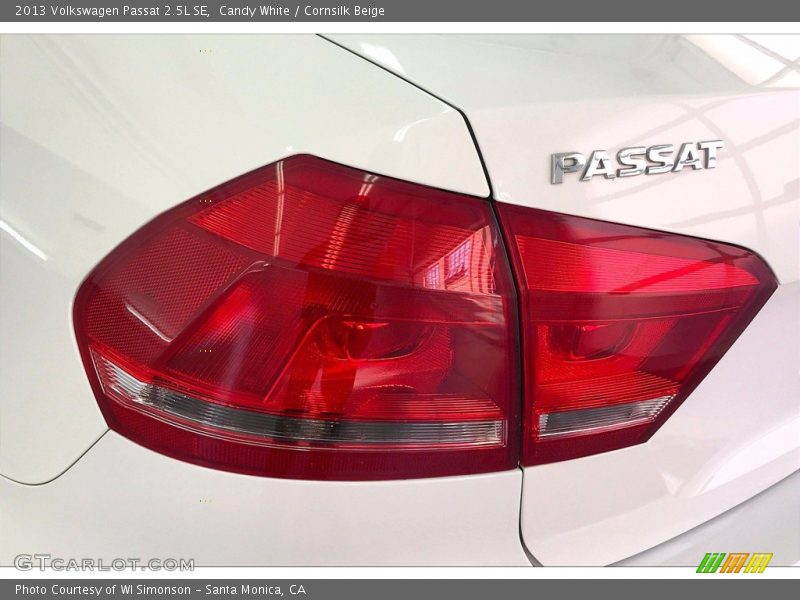 Candy White / Cornsilk Beige 2013 Volkswagen Passat 2.5L SE