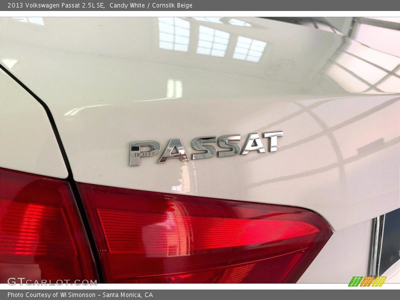Candy White / Cornsilk Beige 2013 Volkswagen Passat 2.5L SE