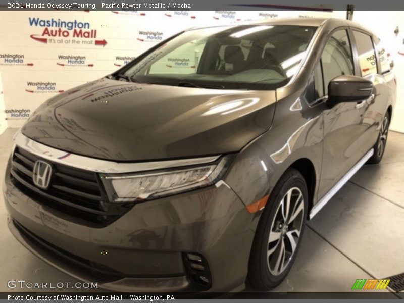 Pacific Pewter Metallic / Mocha 2021 Honda Odyssey Touring