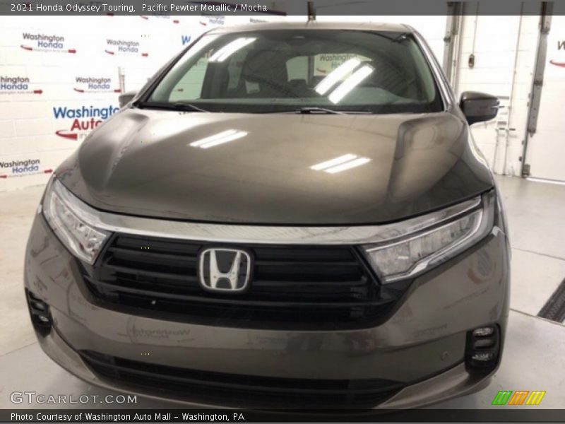 Pacific Pewter Metallic / Mocha 2021 Honda Odyssey Touring