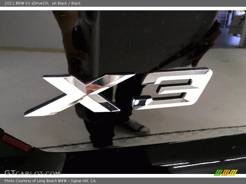Jet Black / Black 2021 BMW X3 sDrive30i