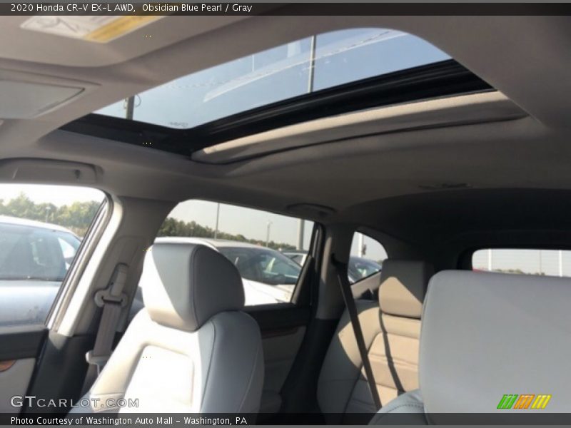 Obsidian Blue Pearl / Gray 2020 Honda CR-V EX-L AWD