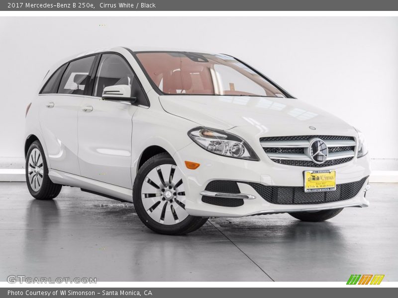 Cirrus White / Black 2017 Mercedes-Benz B 250e