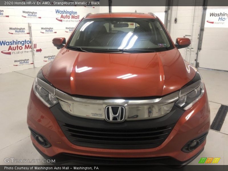 Orangeburst Metallic / Black 2020 Honda HR-V EX AWD