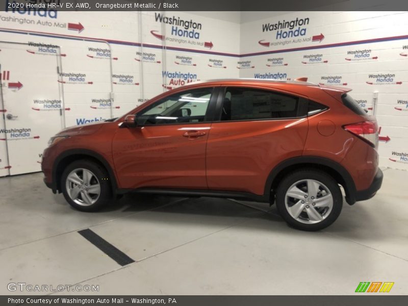 Orangeburst Metallic / Black 2020 Honda HR-V EX AWD