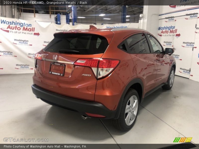 Orangeburst Metallic / Black 2020 Honda HR-V EX AWD