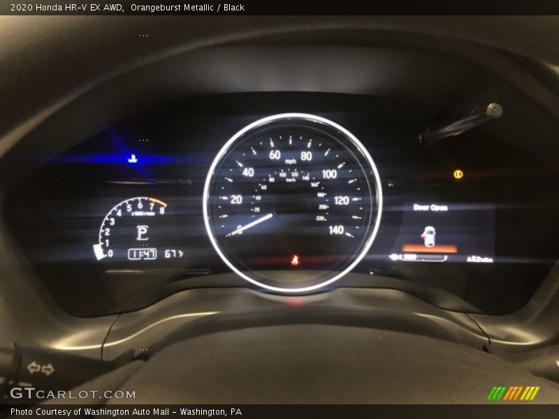 Orangeburst Metallic / Black 2020 Honda HR-V EX AWD