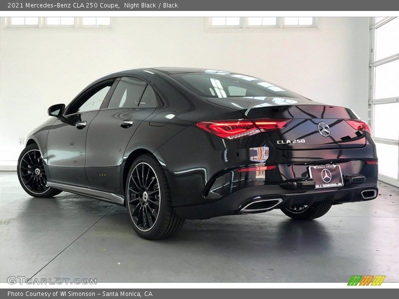 Night Black / Black 2021 Mercedes-Benz CLA 250 Coupe