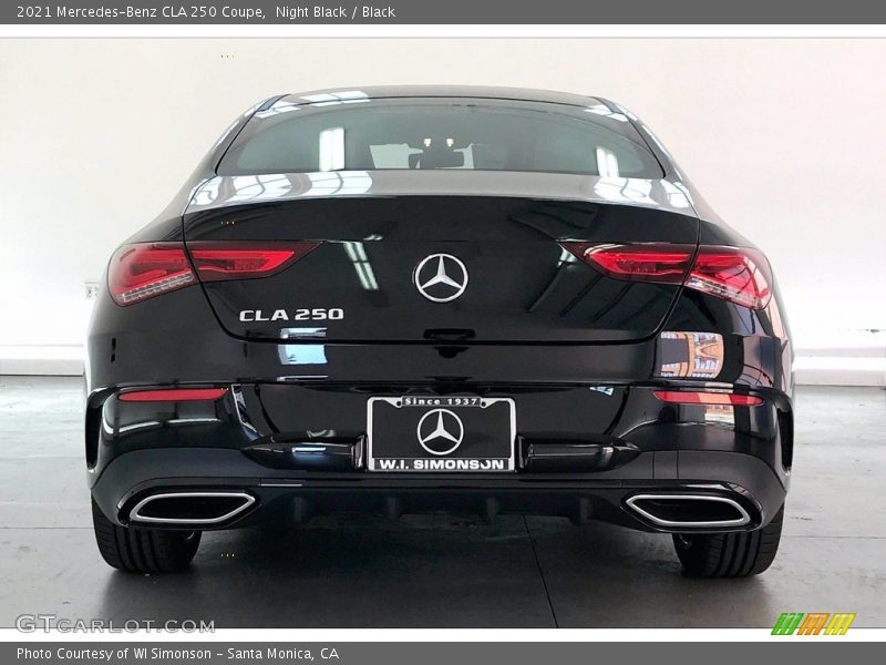 Night Black / Black 2021 Mercedes-Benz CLA 250 Coupe