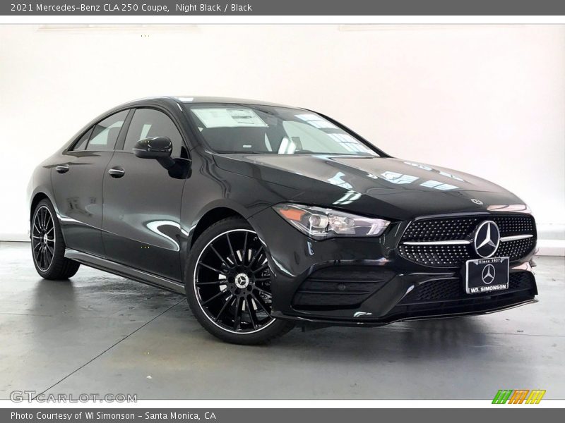 Front 3/4 View of 2021 CLA 250 Coupe