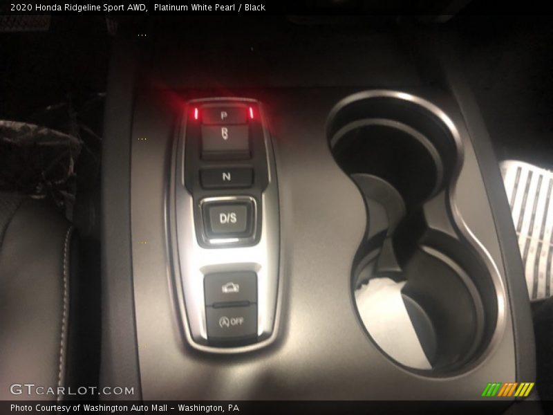 Platinum White Pearl / Black 2020 Honda Ridgeline Sport AWD