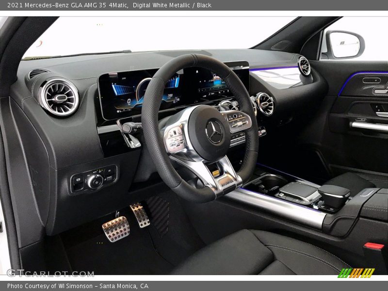 Dashboard of 2021 GLA AMG 35 4Matic