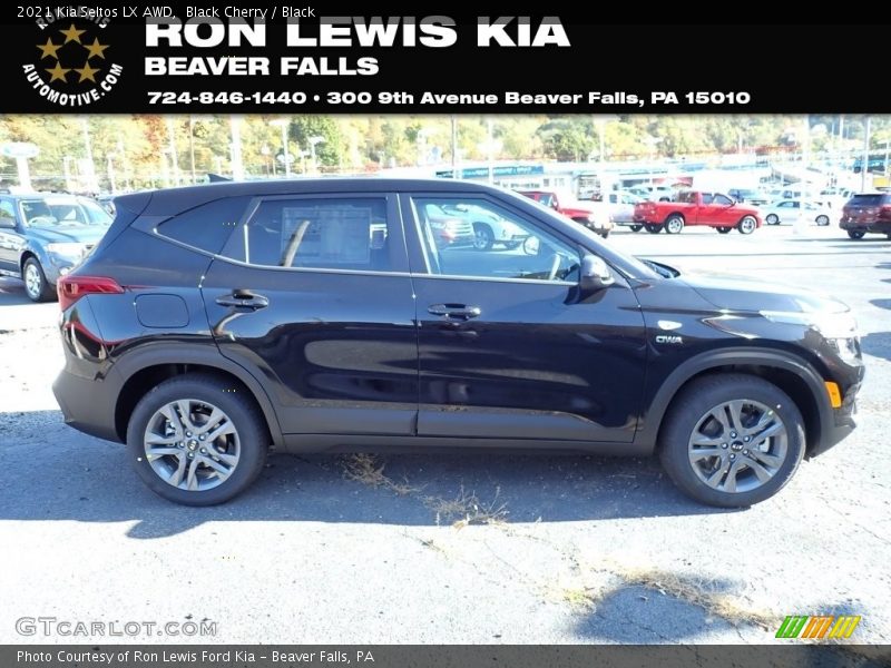 Black Cherry / Black 2021 Kia Seltos LX AWD