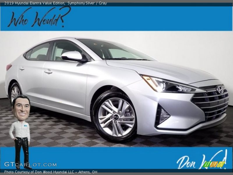 Symphony Silver / Gray 2019 Hyundai Elantra Value Edition