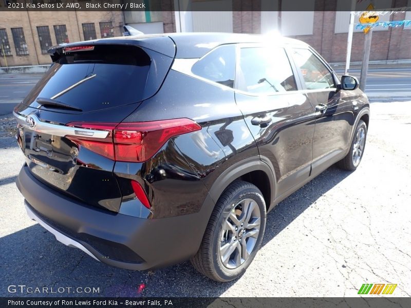 Black Cherry / Black 2021 Kia Seltos LX AWD