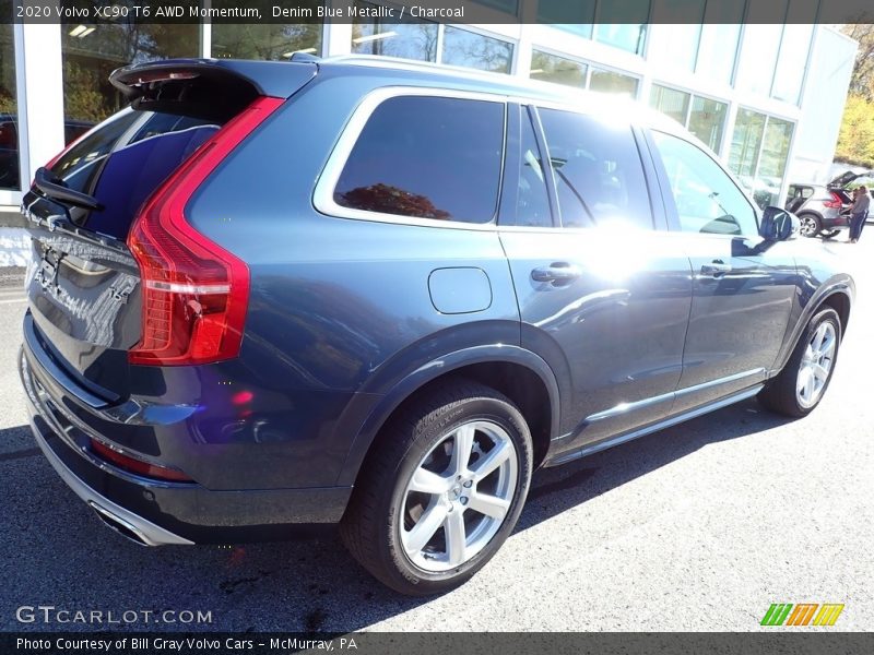 Denim Blue Metallic / Charcoal 2020 Volvo XC90 T6 AWD Momentum