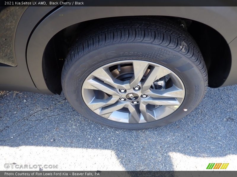 Black Cherry / Black 2021 Kia Seltos LX AWD