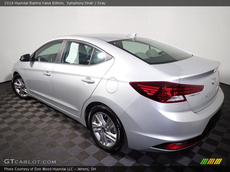Symphony Silver / Gray 2019 Hyundai Elantra Value Edition