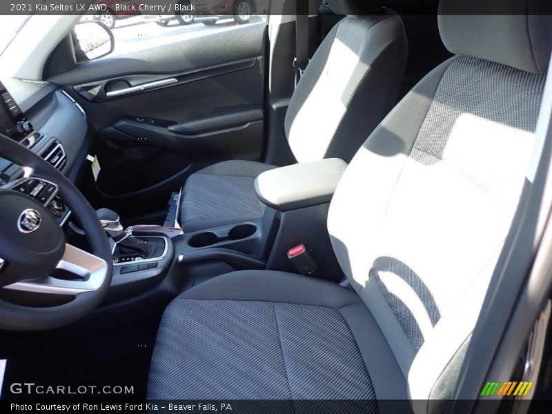 Black Cherry / Black 2021 Kia Seltos LX AWD