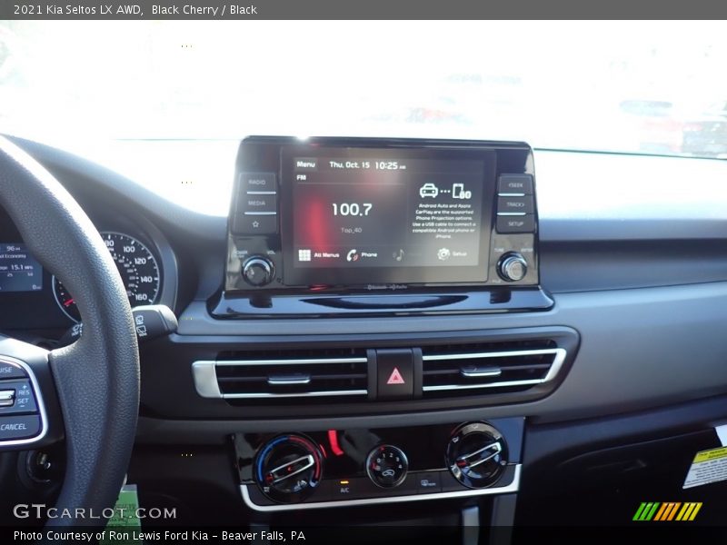 Black Cherry / Black 2021 Kia Seltos LX AWD