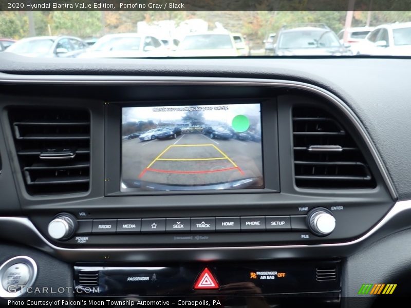 Portofino Gray / Black 2020 Hyundai Elantra Value Edition
