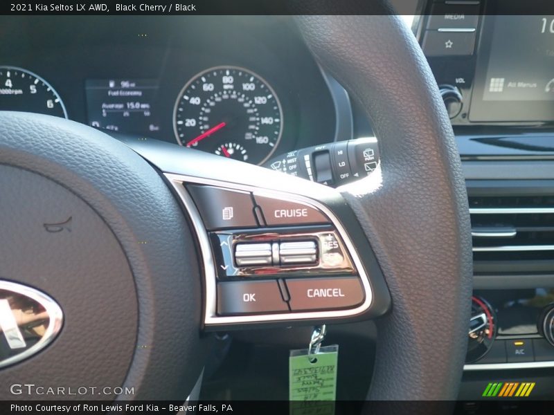 Black Cherry / Black 2021 Kia Seltos LX AWD