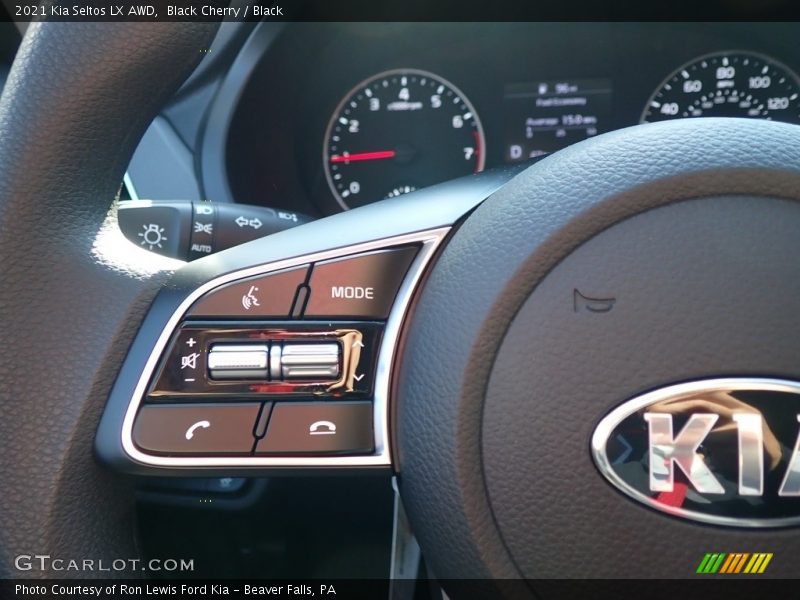 Black Cherry / Black 2021 Kia Seltos LX AWD