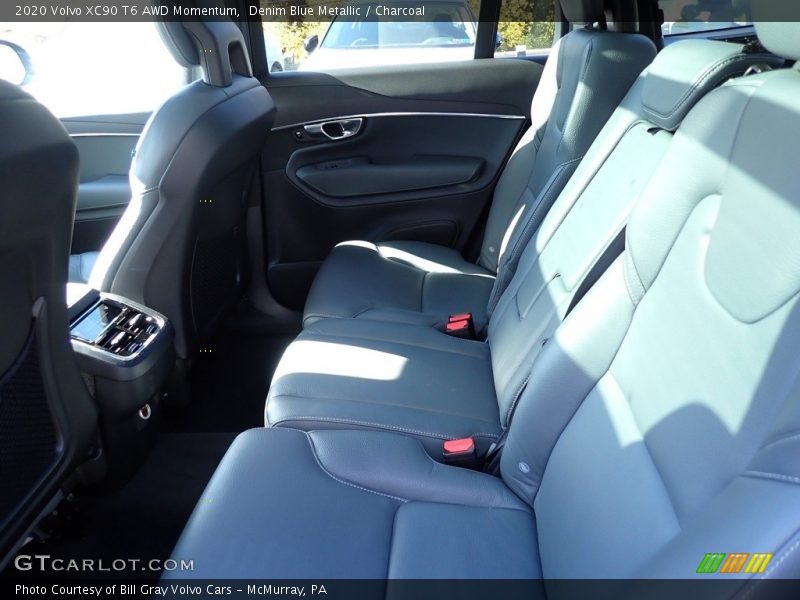 Denim Blue Metallic / Charcoal 2020 Volvo XC90 T6 AWD Momentum