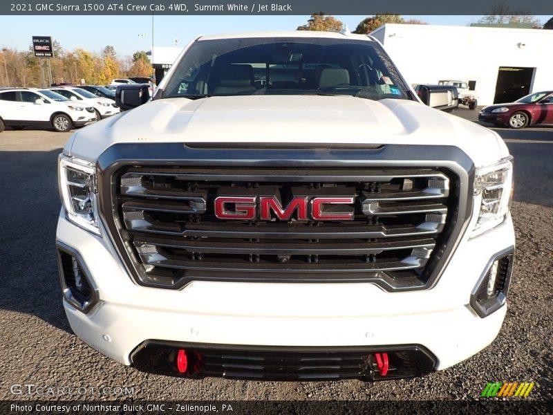 Summit White / Jet Black 2021 GMC Sierra 1500 AT4 Crew Cab 4WD