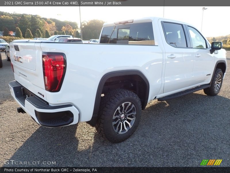 Summit White / Jet Black 2021 GMC Sierra 1500 AT4 Crew Cab 4WD