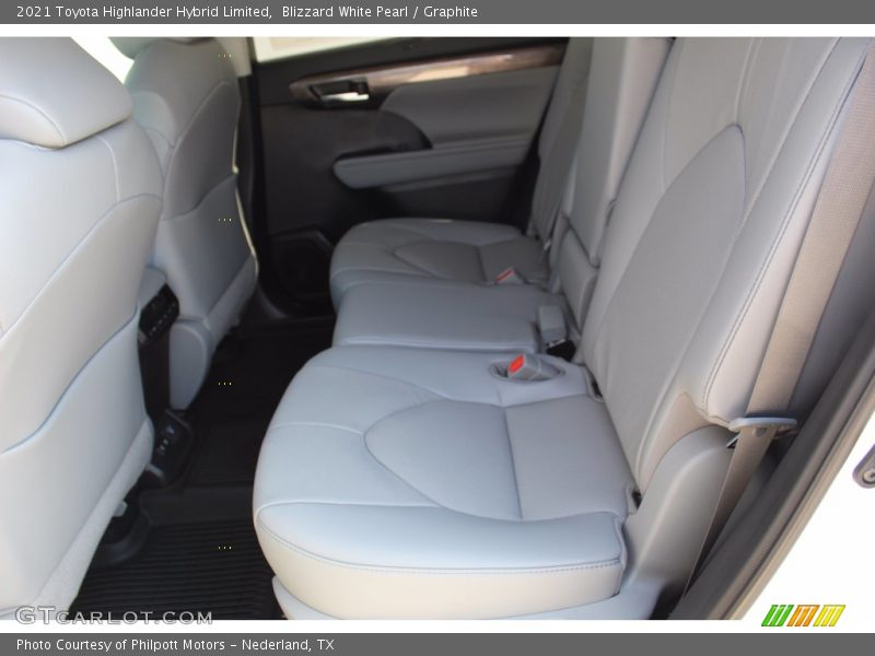 Blizzard White Pearl / Graphite 2021 Toyota Highlander Hybrid Limited
