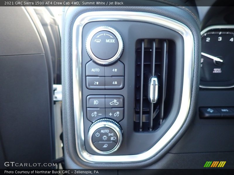 Controls of 2021 Sierra 1500 AT4 Crew Cab 4WD