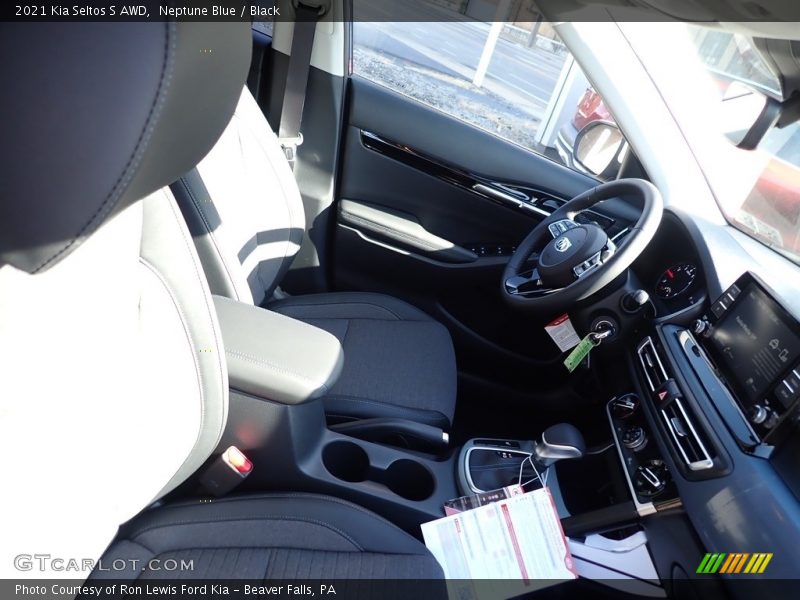 Neptune Blue / Black 2021 Kia Seltos S AWD