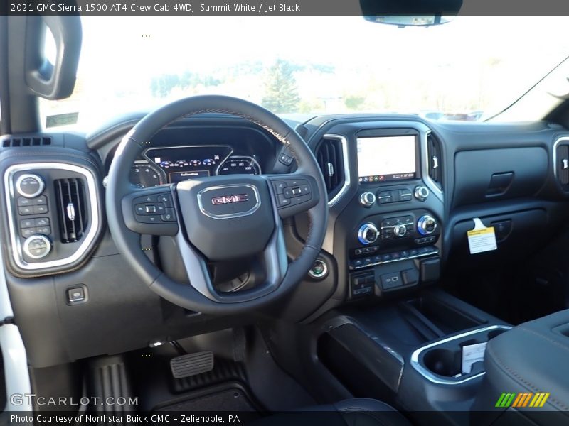 Dashboard of 2021 Sierra 1500 AT4 Crew Cab 4WD