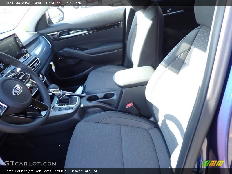 Neptune Blue / Black 2021 Kia Seltos S AWD