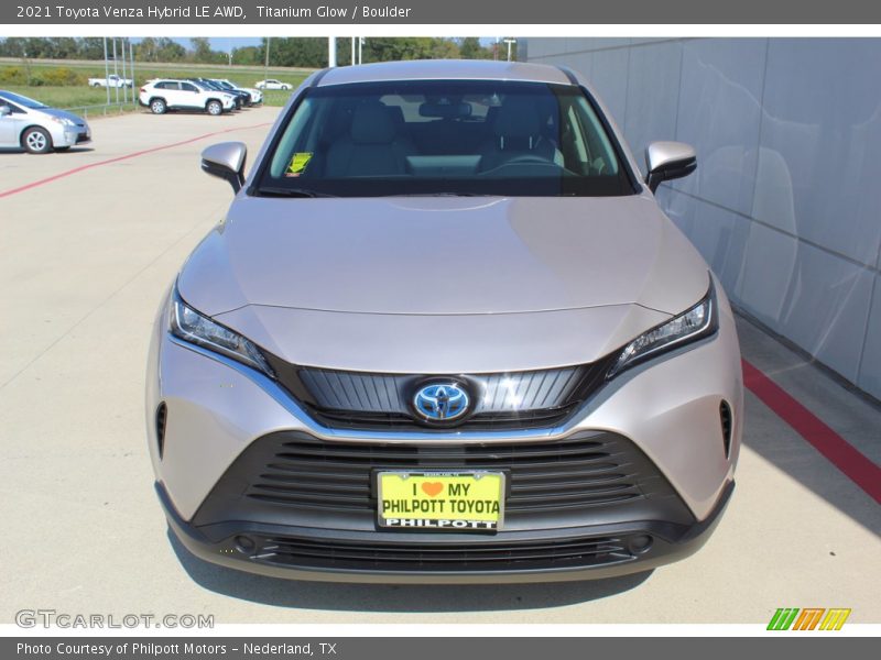 Titanium Glow / Boulder 2021 Toyota Venza Hybrid LE AWD